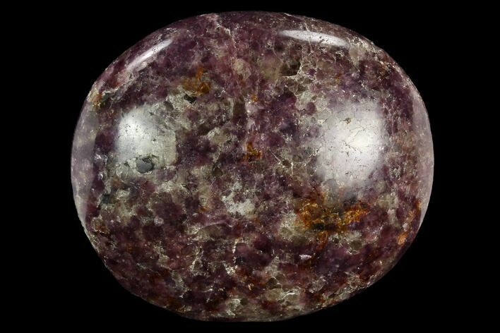 Sparkly, Purple Lepidolite Palm Stone - Madagascar #119307